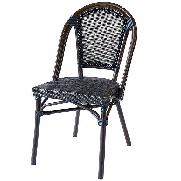 Ghế sân vườn nhôm giả mây cao cấp, phù hợp quán cafe ngoài trời