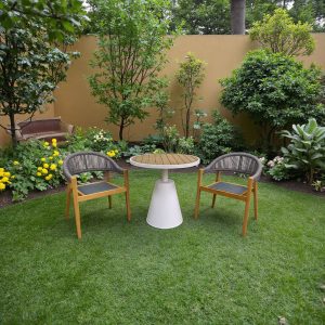Bộ bàn ghế ngoài trời 2 ghế 1 bàn, phong cách hiện đại, phù hợp sân vườn biệt thự