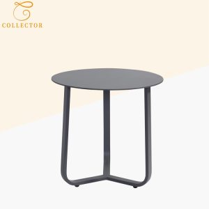 Bàn trà nhôm ngoài trời, chân chữ T chắc chắn, phù hợp sân vườn