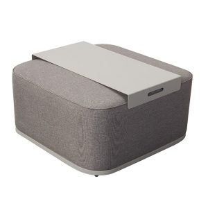 Bàn trà sofa ngoài trời mặt nhôm sơn tĩnh điện, thiết kế vuông vắn sang trọng