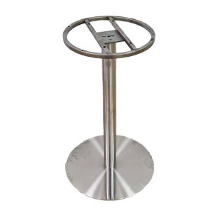 Khung chân bàn inox tròn, chắc chắn, phù hợp cho mặt bàn tròn