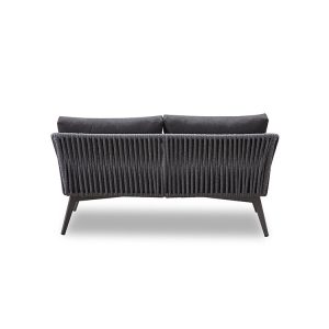 Mặt sau sofa đôi dây rope ngoài trời, đan tay tinh xảo