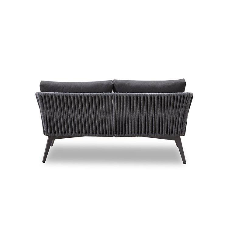 Mặt sau sofa đôi dây rope ngoài trời, đan tay tinh xảo