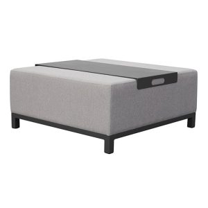 Bàn trà sofa ngoài trời, mặt nhôm sơn tĩnh điện, thiết kế hiện đại