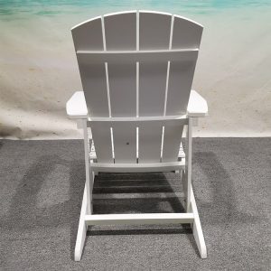 Ghế sân vườn nhôm đan dây nhựa nhìn từ dưới lên, kết cấu chắc chắn