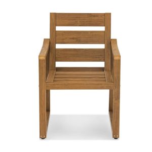 Ghế sân vườn ngoài trời nhìn trực diện, kiểu dáng hiện đại