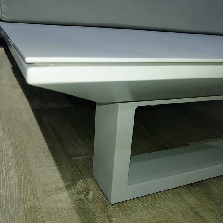 Chân bàn và bàn phụ sofa ngoài trời bằng nhôm sơn tĩnh điện chắc chắn
