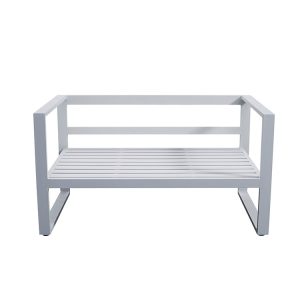Khung sofa đôi ngoài trời chất liệu nhôm sơn tĩnh điện