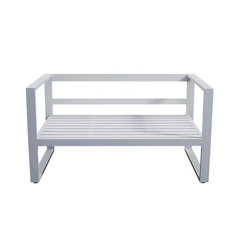 Khung sofa đôi ngoài trời chất liệu nhôm sơn tĩnh điện