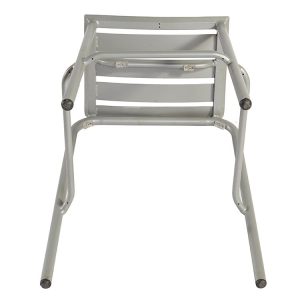 Ghế bar nhôm nhìn từ dưới lên, chân ghế vững chãi